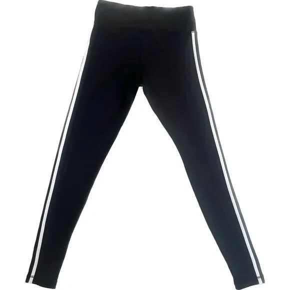 Adidas High Rise 3 Stripe Stretch Women's Leggings (M) - Picture 2 of 6